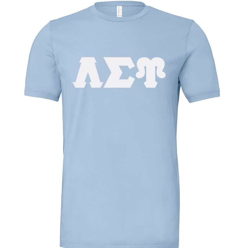 Lambda Sigma Upsilon Lettered Short Sleeve T-Shirts