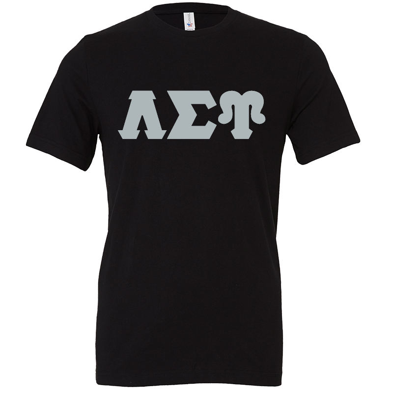 Lambda Sigma Upsilon Lettered Short Sleeve T-Shirts