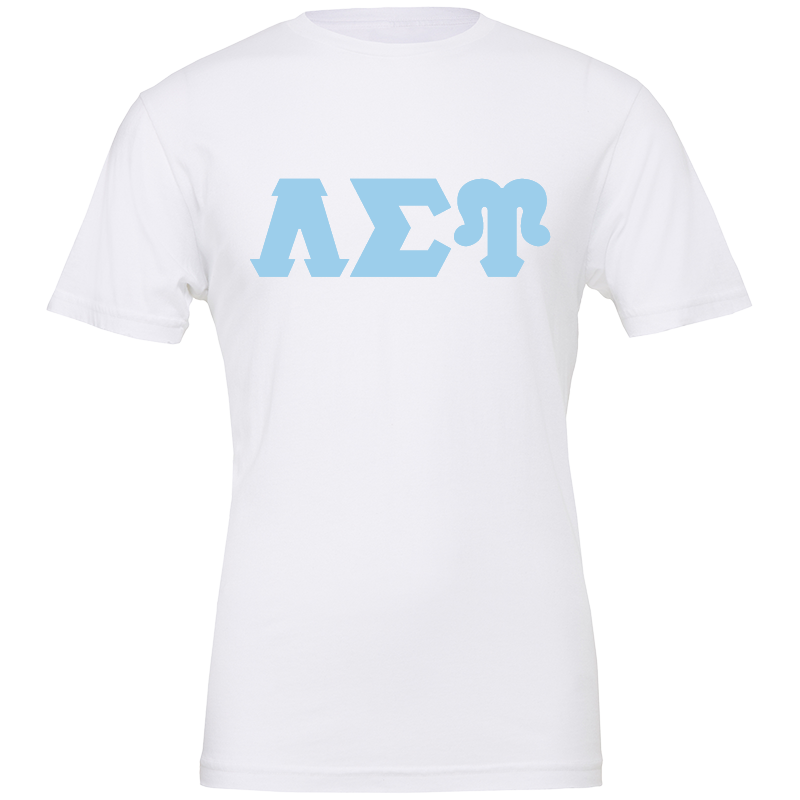 Lambda Sigma Upsilon Lettered Short Sleeve T-Shirts