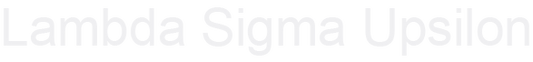 Lambda Sigma Upsilon Stickers