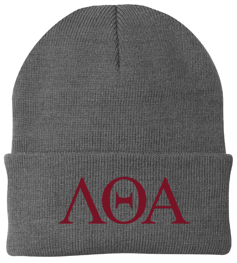 Lambda Theta Alpha Lettered Beanies