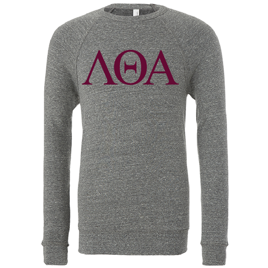 Lambda Theta Alpha Lettered Crewneck Sweatshirts