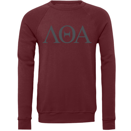 Lambda Theta Alpha Embroidered Lettered Crewneck Sweatshirts