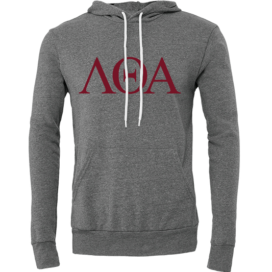 Lambda Theta Alpha Embroidered Lettered Hooded Sweatshirts