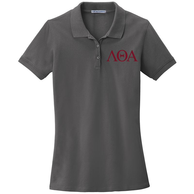 Lambda Theta Alpha Ladies' Embroidered Polo Shirt