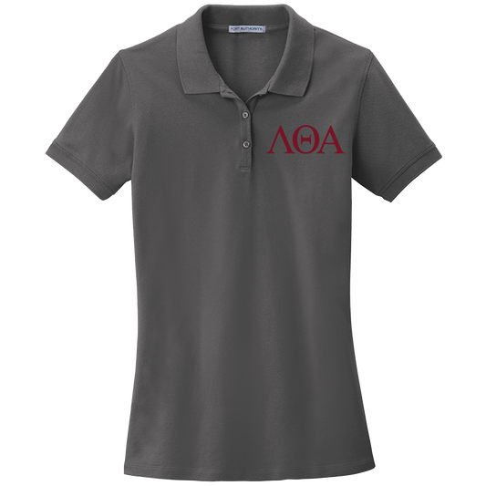 Lambda Theta Alpha Ladies' Embroidered Polo Shirt