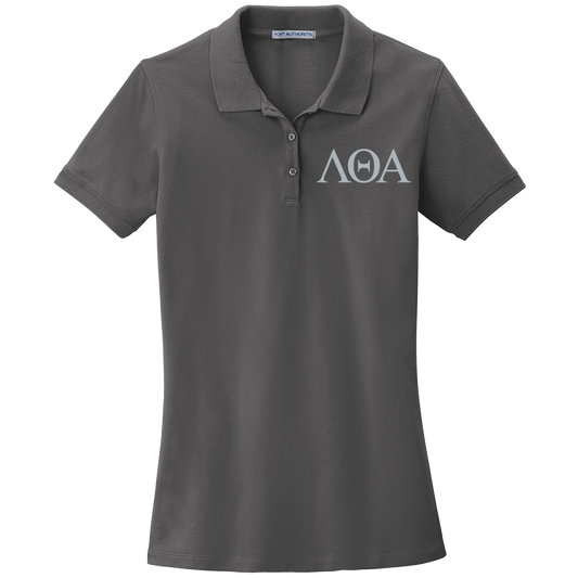 Lambda Theta Alpha Ladies' Embroidered Polo Shirt