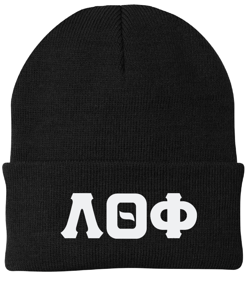 Lambda Theta Phi Lettered Beanies
