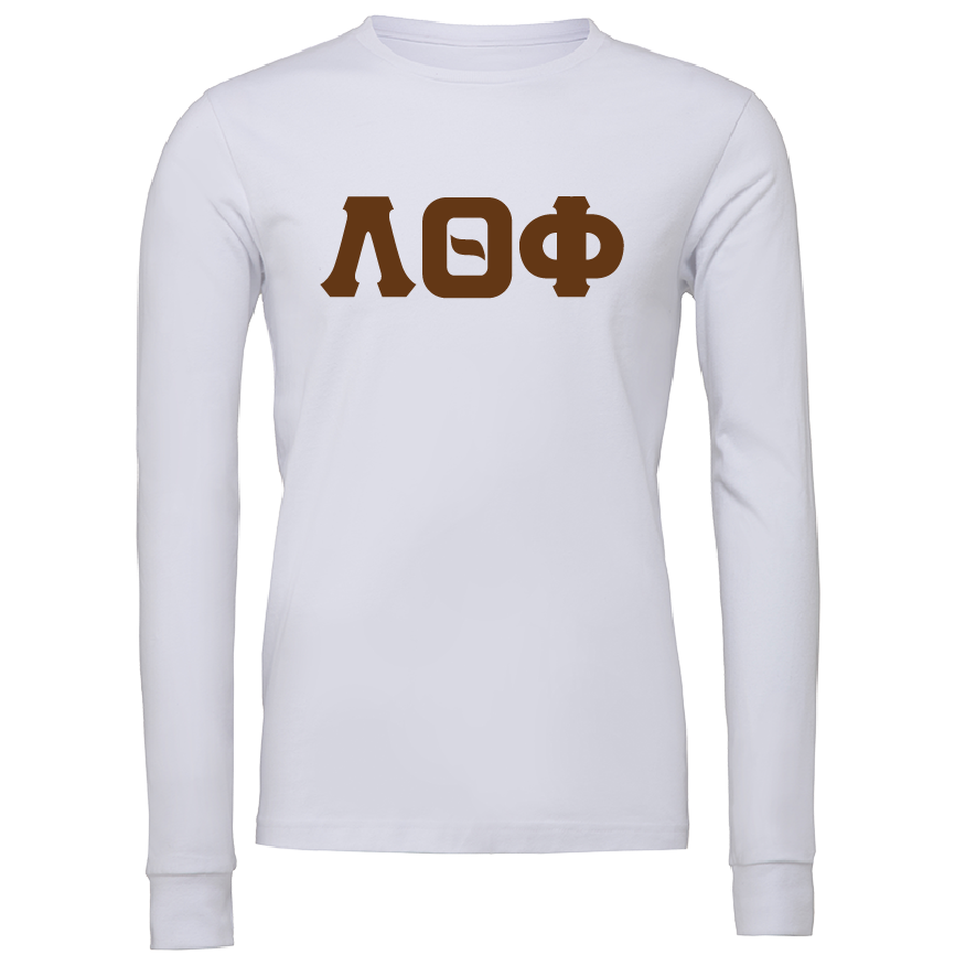 Lambda Theta Phi Lettered Long Sleeve T-Shirts