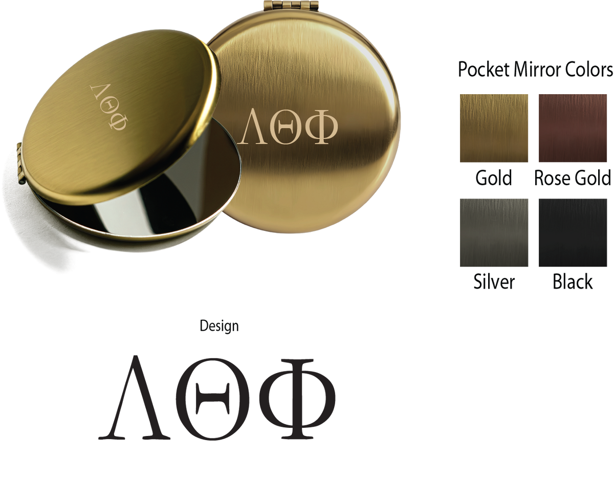 Lambda Theta Phi Lettered Pocket Mirrors