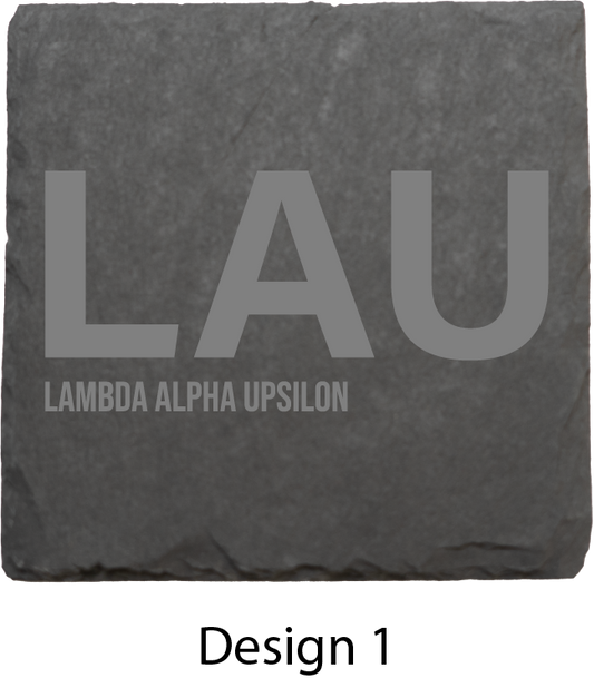 Lambda Alpha Upsilon Stone Coasters - 4-Pack