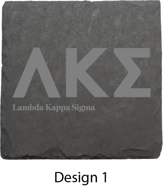 Lambda Kappa Sigma Stone Coasters - 4-Pack