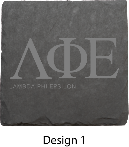 Lambda Phi Epsilon Stone Coasters - 4-Pack
