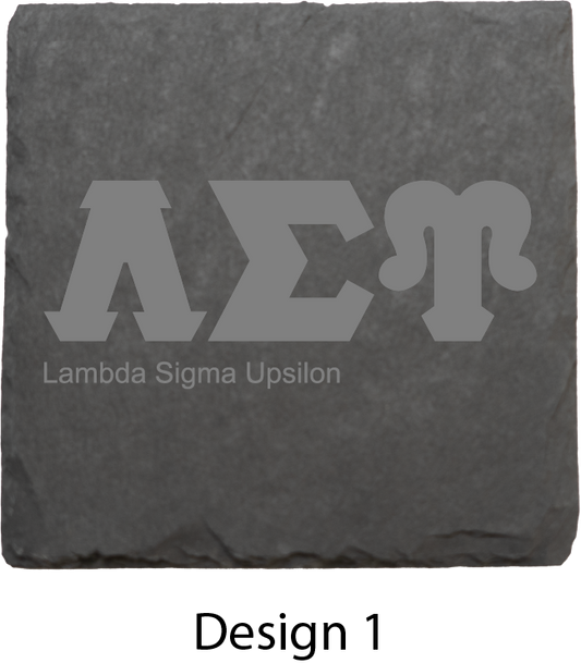 Lambda Sigma Upsilon Stone Coasters - 4-Pack