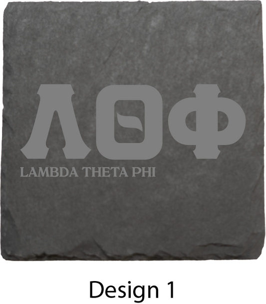 Lambda Theta Phi Stone Coasters - 4-Pack