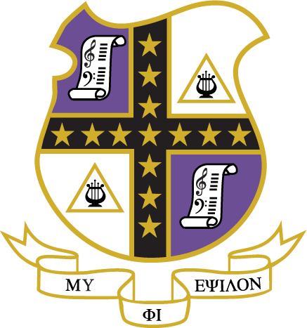 Coat of arms with symbols and text on a white background