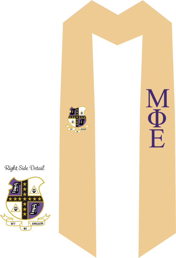 Mu Phi Epsilon Graduation Stoles