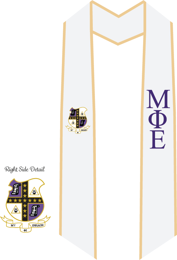 Mu Phi Epsilon Graduation Stoles