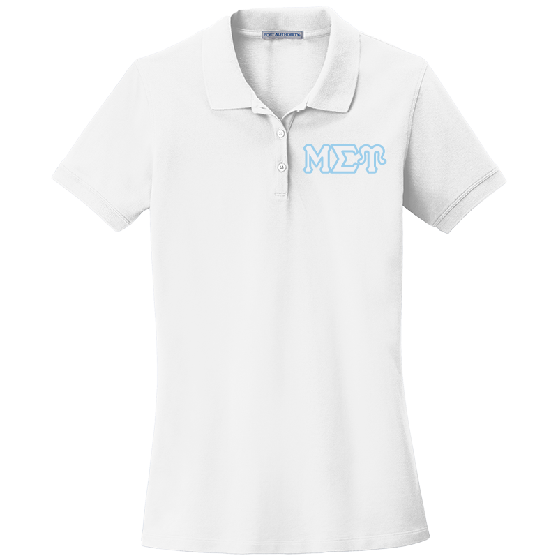 Mu Sigma Upsilon Ladies' Embroidered Polo Shirt