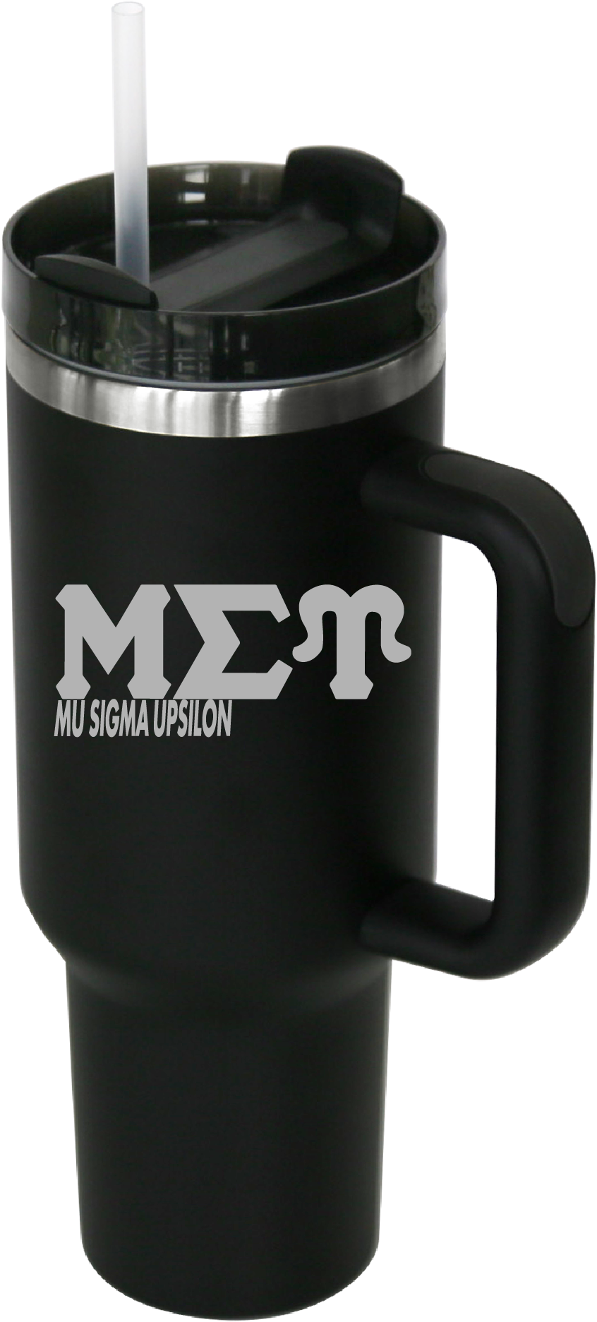 Mu Sigma Upsilon Lettered 40oz Tumblers