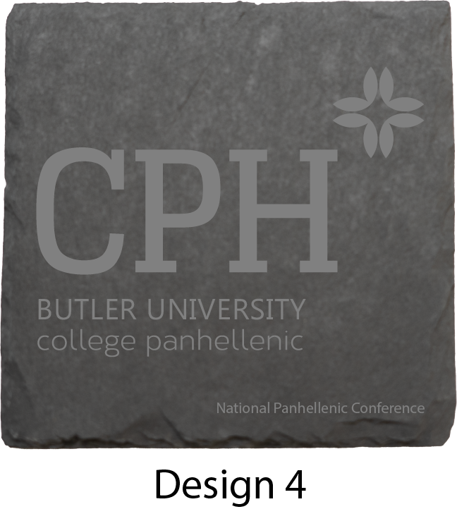 National Panhellenic Conference Stone Coasters - 4-Pack
