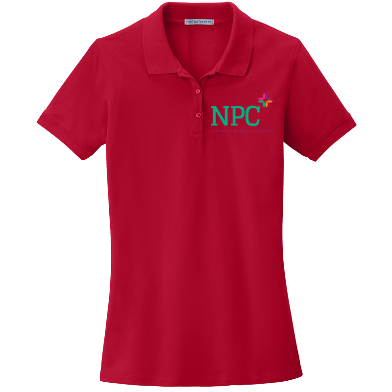 National Panhellenic Conference Ladies' Embroidered Polo Shirt
