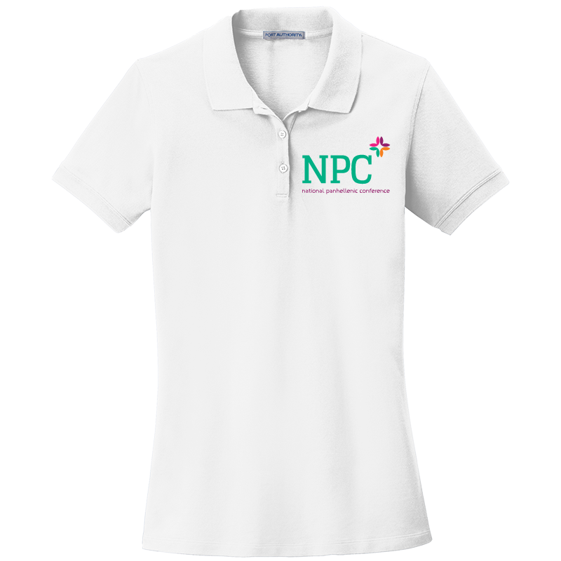 National Panhellenic Conference Ladies' Embroidered Polo Shirt