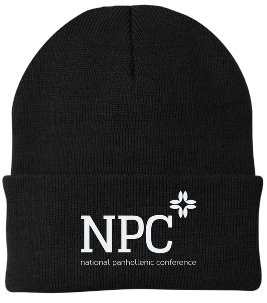 National Panhellenic Conference Lettered Beanies