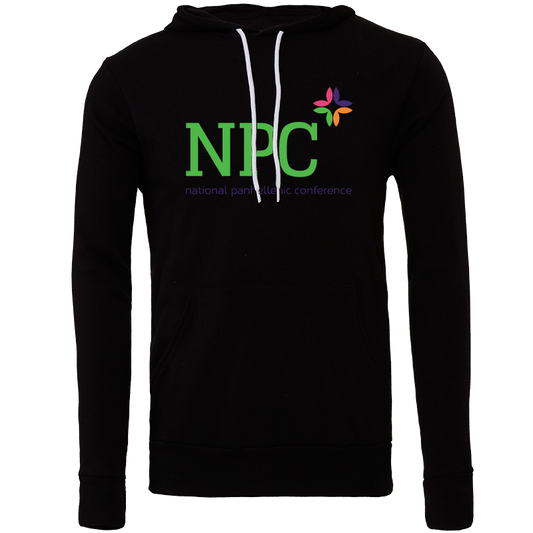 National Panhellenic Conference Full-Color Lettered Hooded Sweatshirts