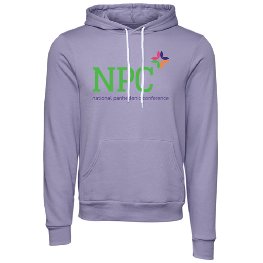 National Panhellenic Conference Full-Color Embroidered Lettered Hooded Sweatshirts