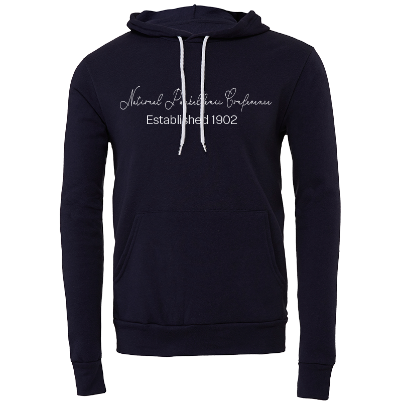 National Panhellenic Conference Embroidered Scripted Name Hooded Sweatshirts