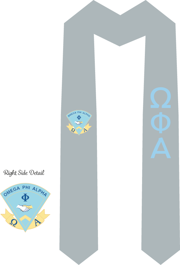 Omega Phi Alpha Graduation Stoles