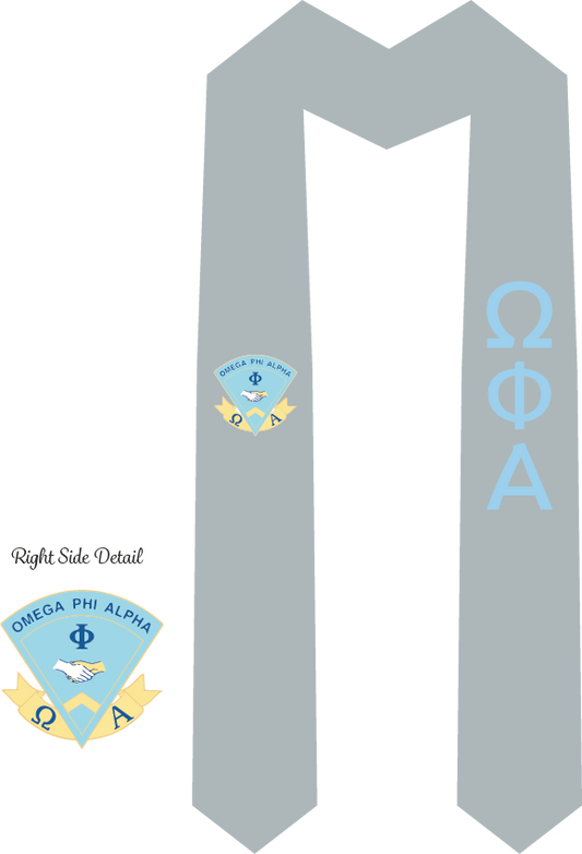 Omega Phi Alpha Graduation Stoles