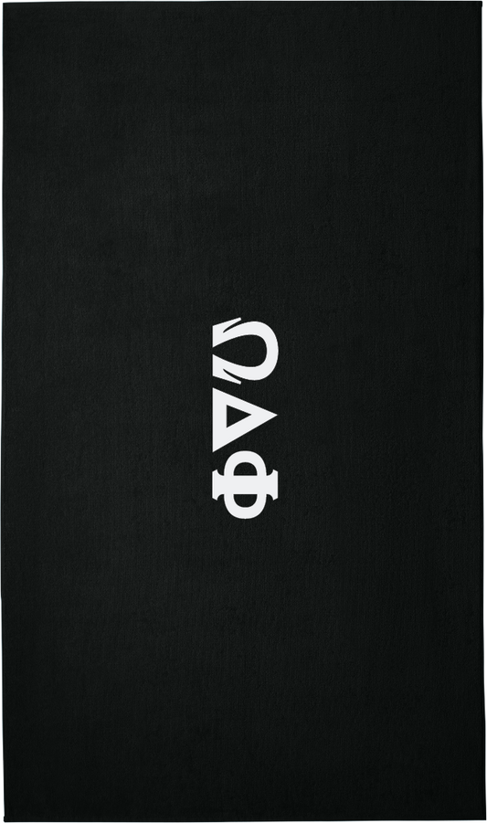 Omega Phi Alpha Lettered Beach Towels