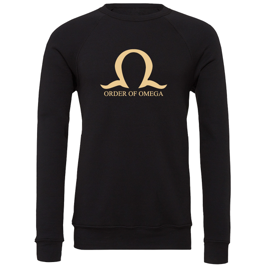 Order of Omega Embroidered Lettered Crewneck Sweatshirts