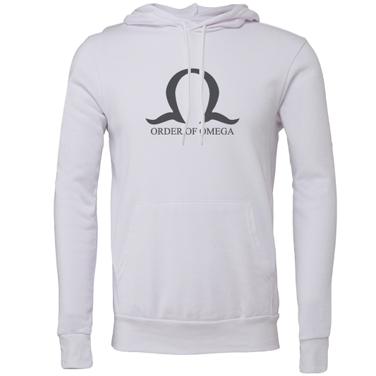 Order of Omega Embroidered Lettered Hooded Sweatshirts
