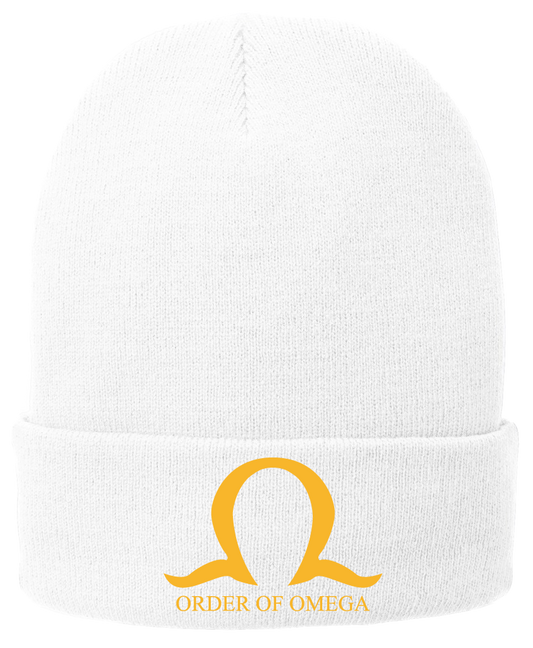 Order of Omega Lettered Beanies