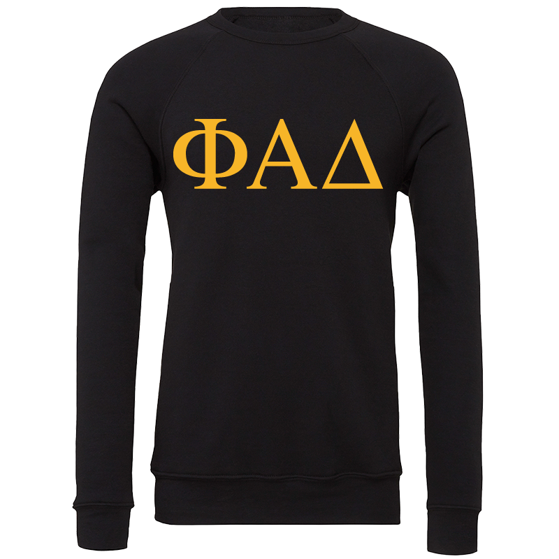 Phi Alpha Delta Lettered Crewneck Sweatshirts