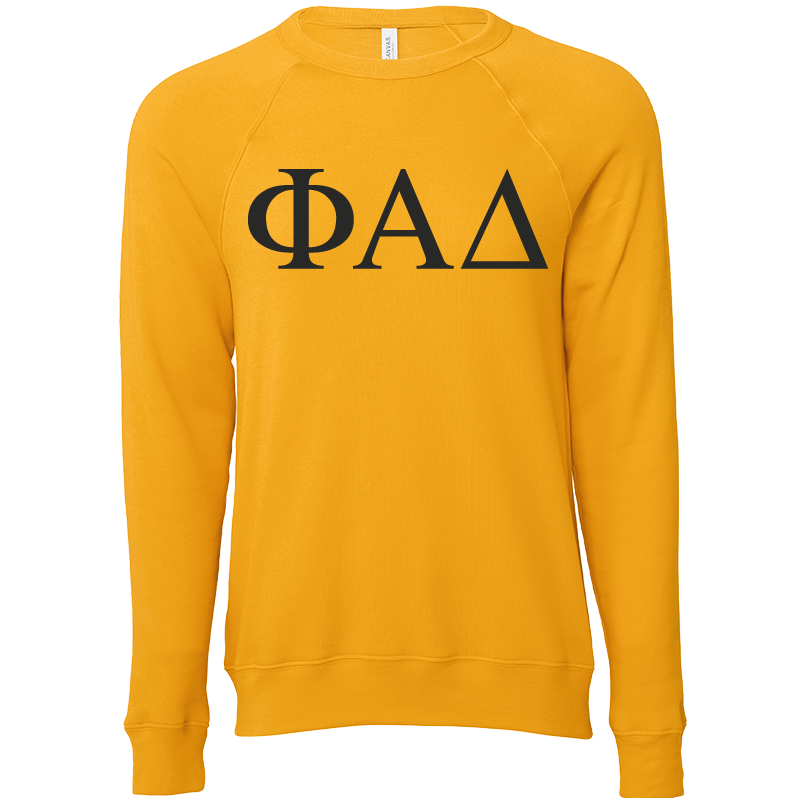 Phi Alpha Delta Lettered Crewneck Sweatshirts