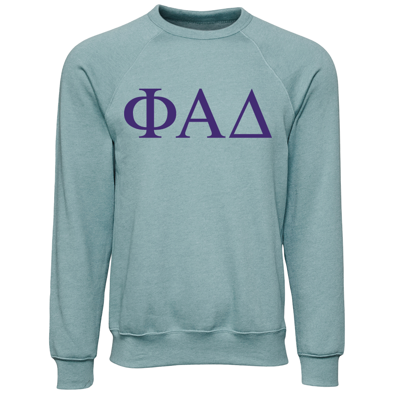 Phi Alpha Delta Lettered Crewneck Sweatshirts