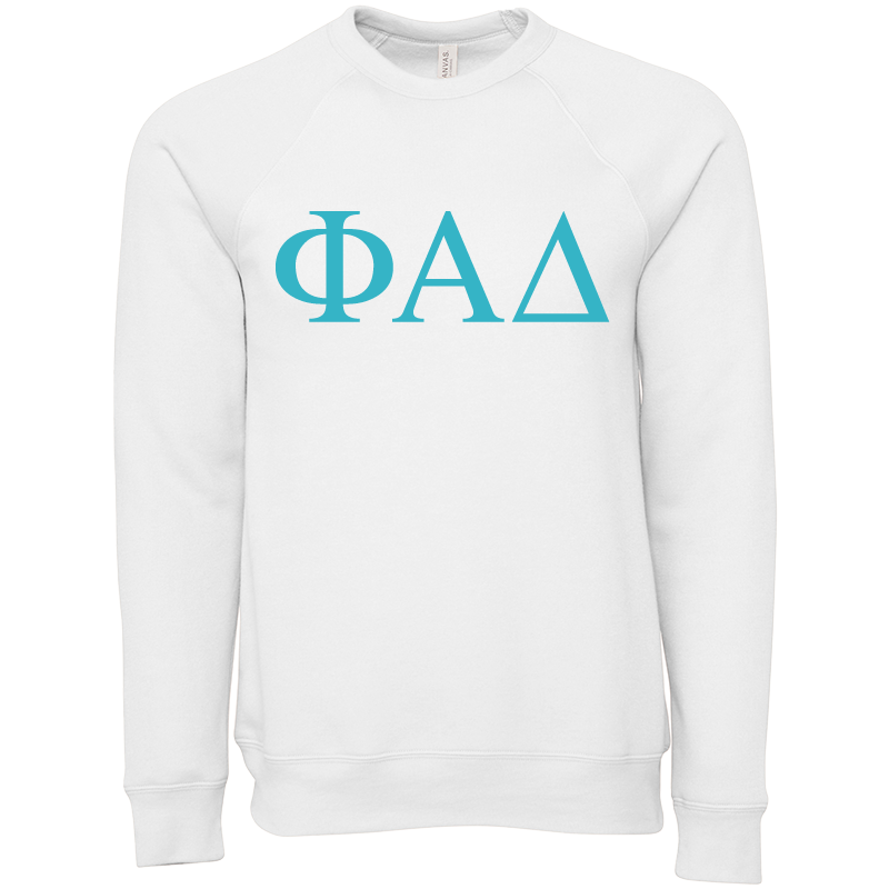 Phi Alpha Delta Lettered Crewneck Sweatshirts