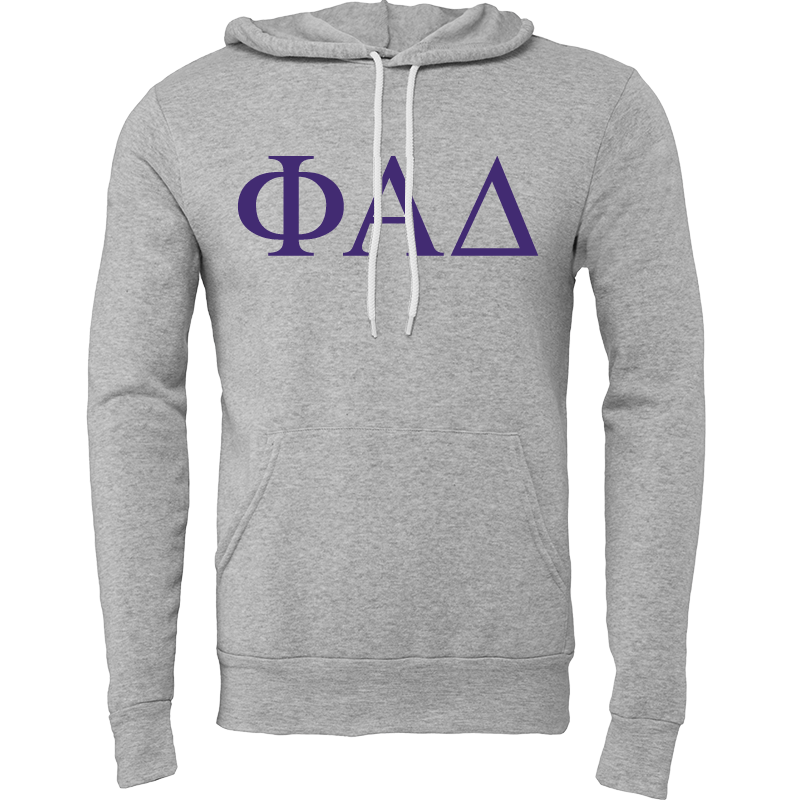 Phi Alpha Delta Lettered Hooded Sweatshirts