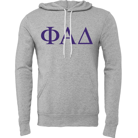 Phi Alpha Delta Lettered Hooded Sweatshirts