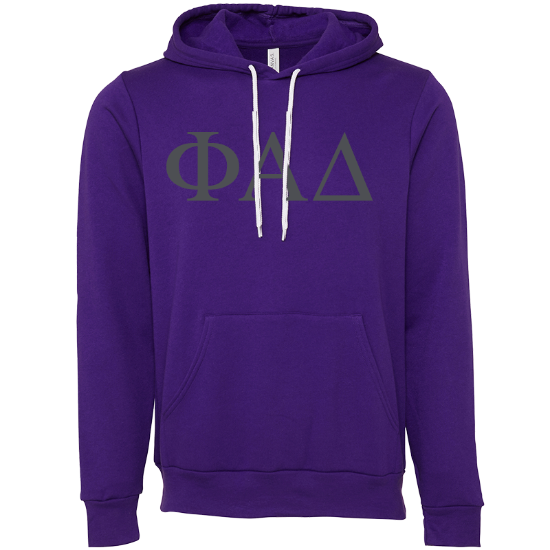 Phi Alpha Delta Lettered Hooded Sweatshirts