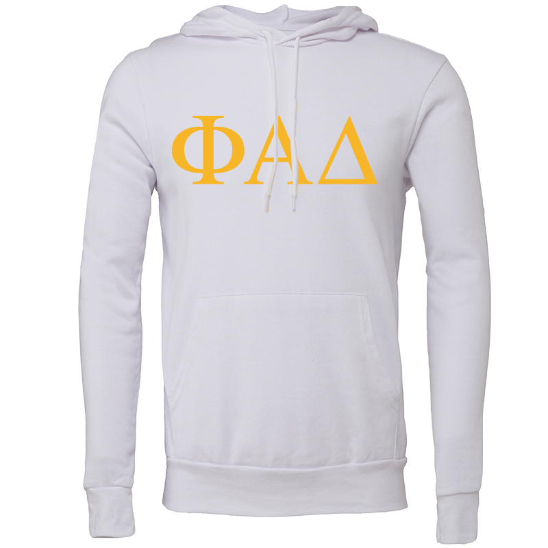 Phi Alpha Delta Lettered Hooded Sweatshirts