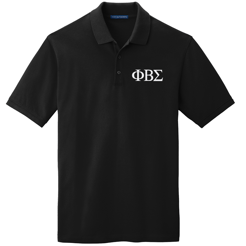 Phi Beta Sigma Men s Embroidered Polo Shirt