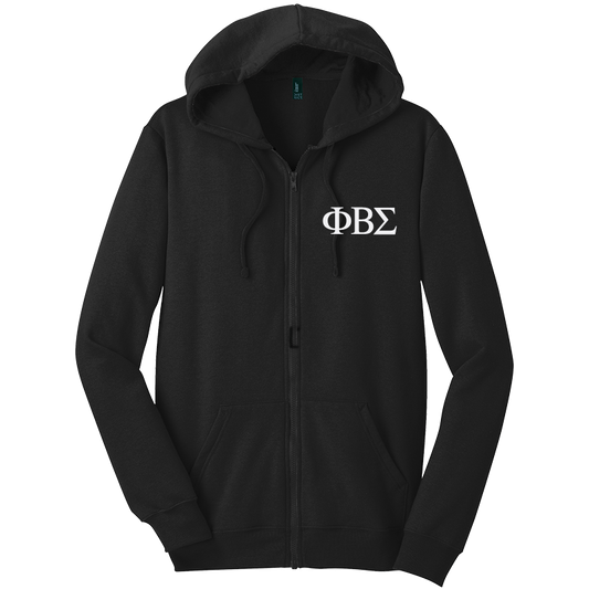 Phi Beta Sigma Zip-Up Hooded Sweatshirts