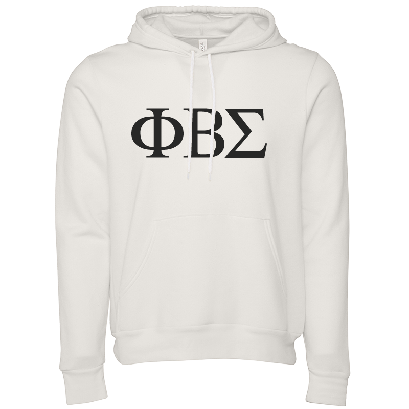 Phi Beta Sigma Lettered Hooded Sweatshirts