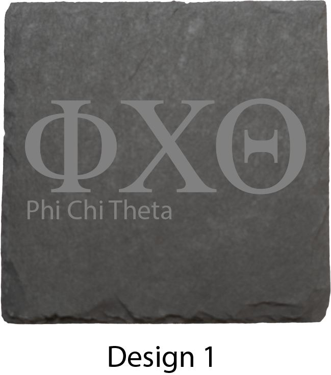 Phi Chi Theta Stone Coasters - 4-Pack