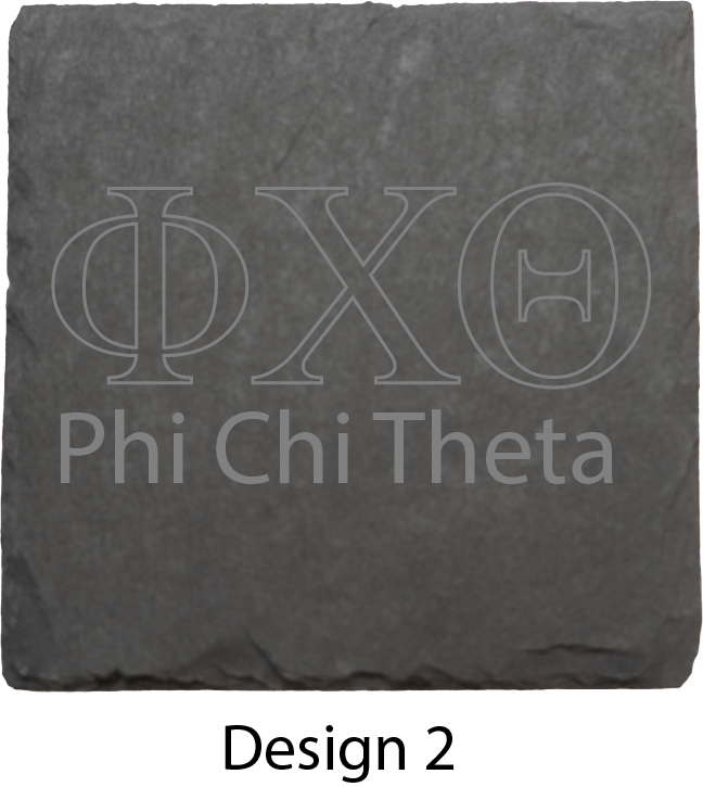 Phi Chi Theta Stone Coasters - 4-Pack